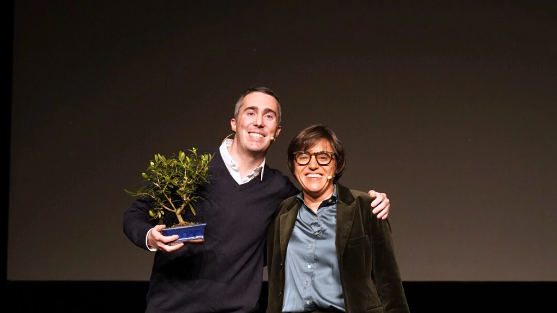 José Soares e Irene Milleiro, directora general de Ashoka en España y Portugal