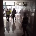 Un momento de la operación