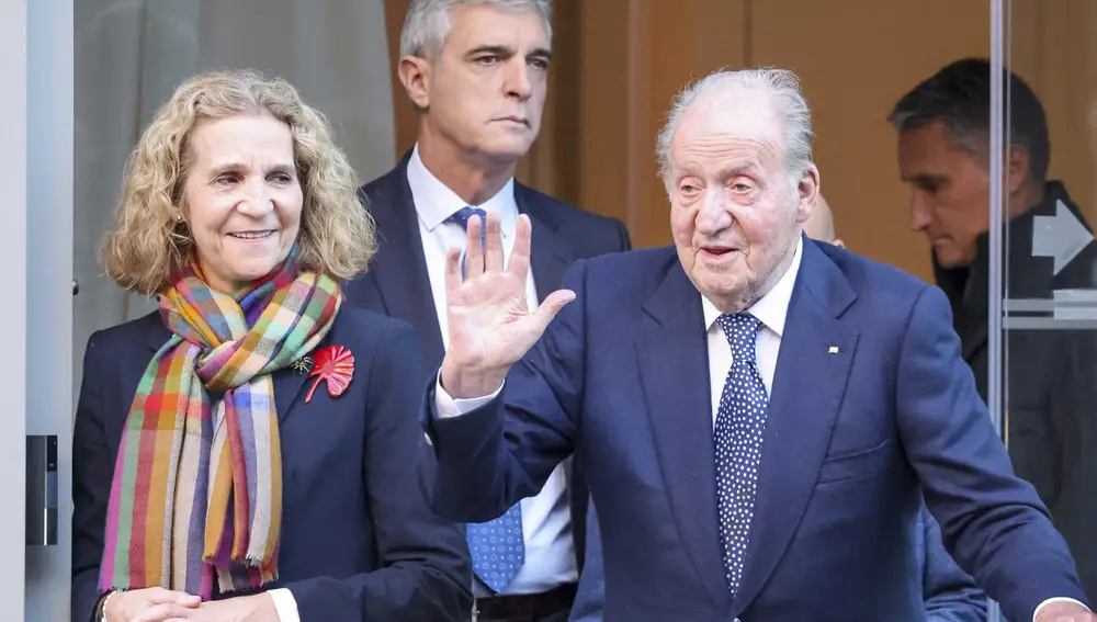 La infanta Elena y el Rey Juan Carlos