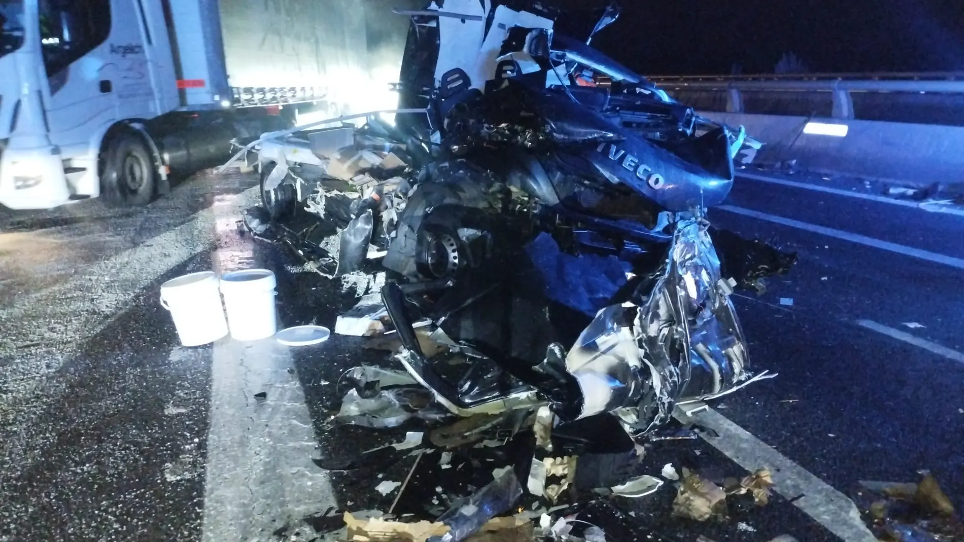 Accidente múltiple en la A-231 en Villalbilla de Burgos