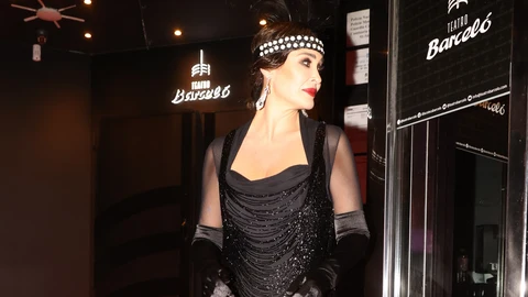 Vicky Martín Berrocal en el cumpleaños de Alejandro Sanz.