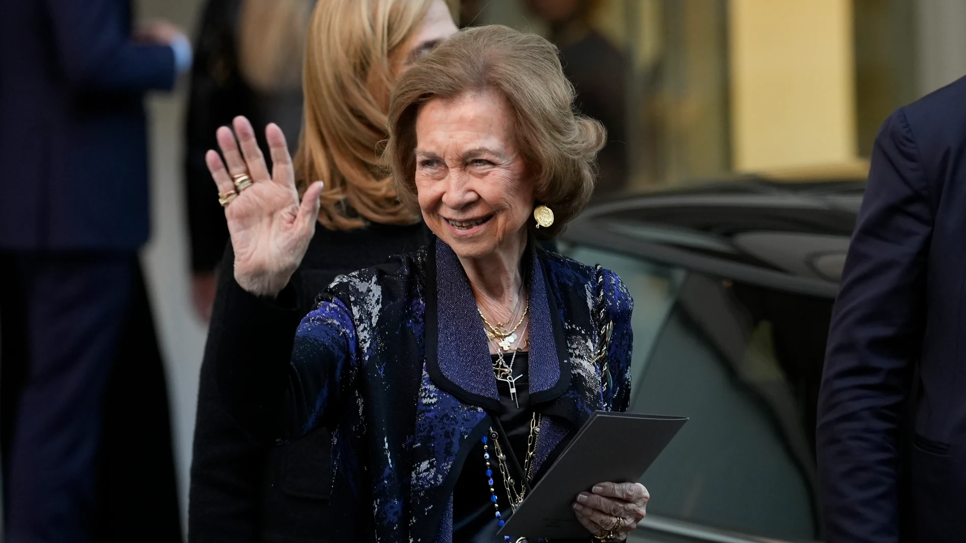 La Familia Real al completo asiste al cumpleaos de la Infanta Elena