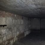 Hallan bajo la Plaza de Cervantes un refugio antiaéreo de la Guerra Civil