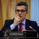 El ministro de la Presidencia, Justicia y Relaciones con las Cortes, Félix Bolaños, comparece en la Comisión d