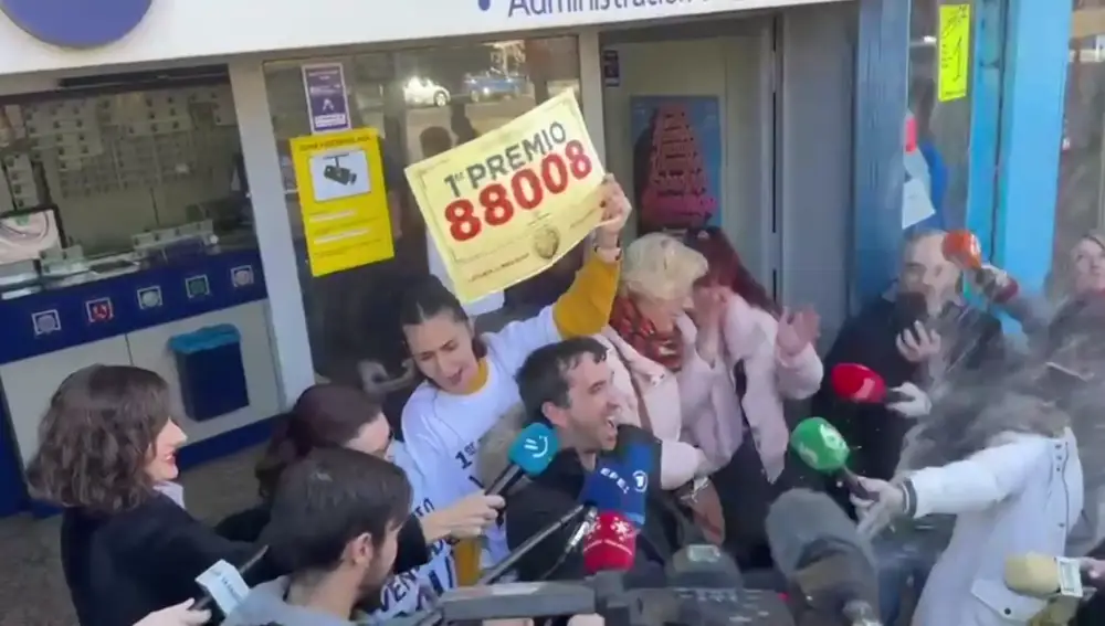 Agraciados que les ha tocado el Gordo de la Lotería de Navidad