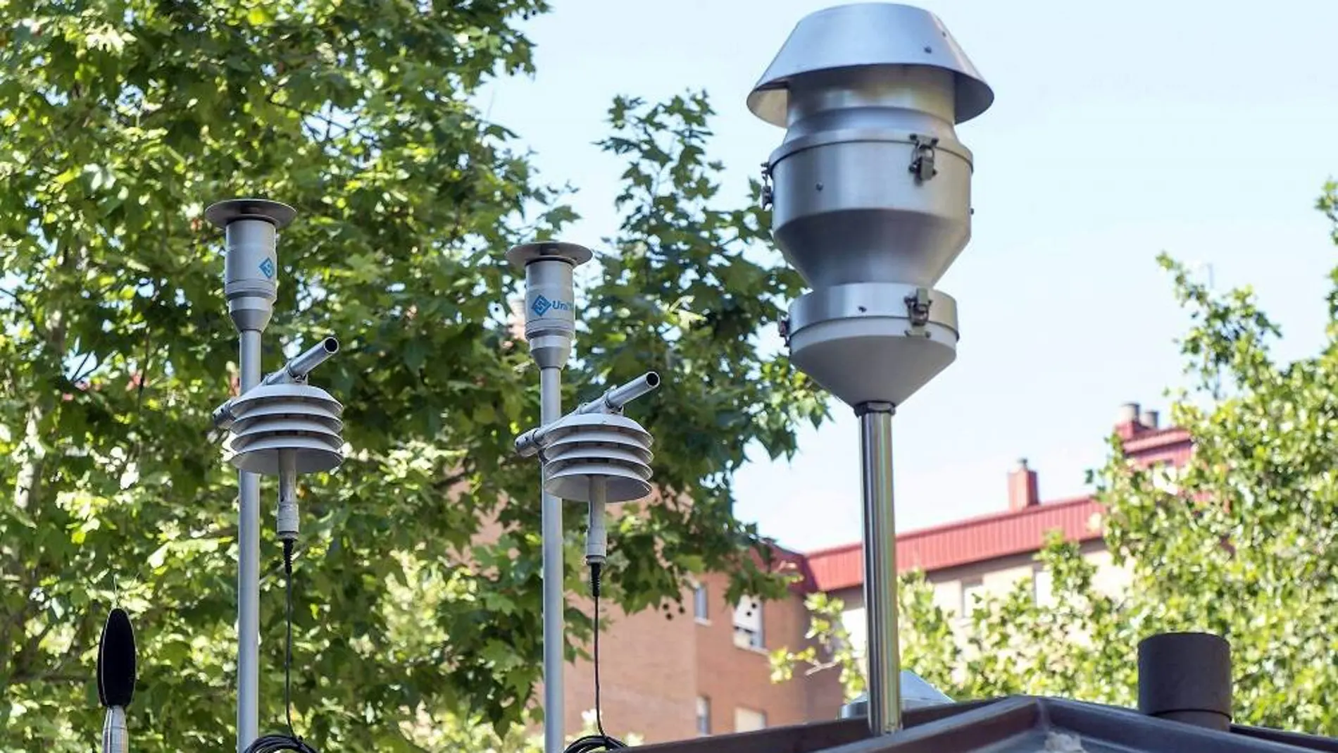 Una de las estaciones automáticas que mide la calidad del aire en Castilla y León