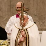 El Papa, durante la Misa del Gallo