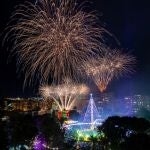 El espectáculo del encendido del Gran Árbol de Murcia se repetirá los días de Navidad y Año Nuevo