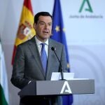 El presidente de la Junta, Juanma Moreno