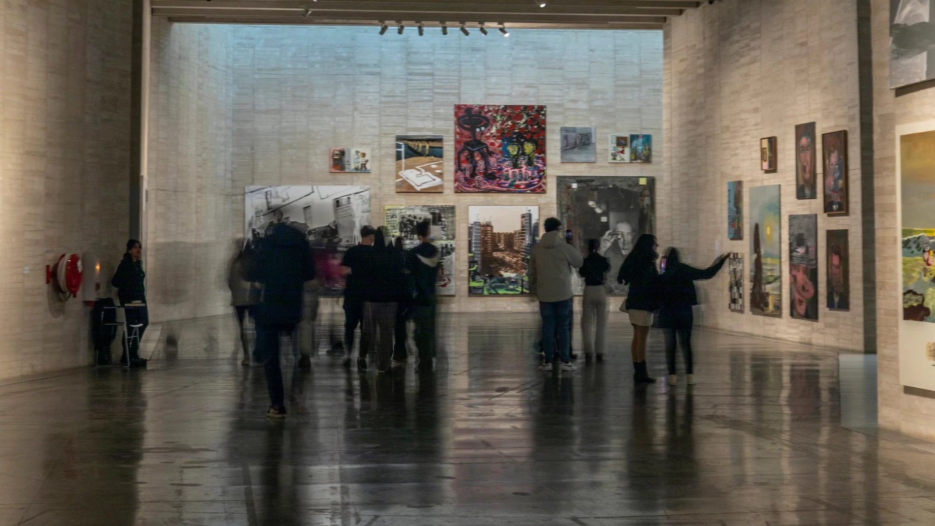 Una de las exposiciones que puede verse estos días en el Musac