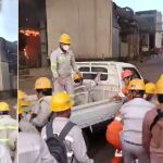 13 muertos y casi 40 heridos en un incendio en una planta siderúrgica en Indonesia