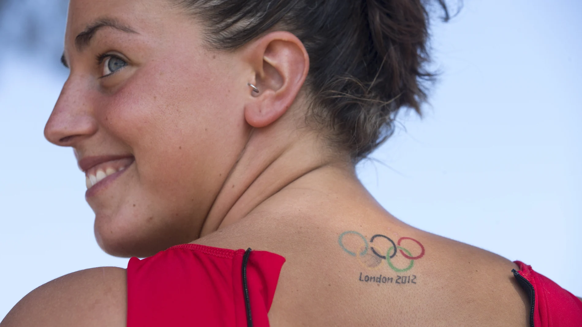 Maica García, boya de la selección española de waterpolo