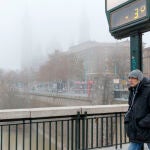 Frío y niebla en Zaragoza