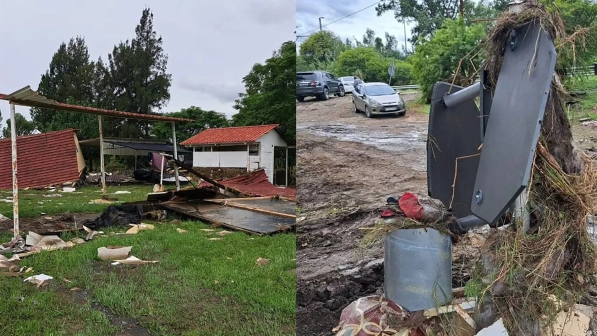 Ladysmith ha sido susceptible a inundaciones debido a su ubicación en una llanura aluvial