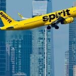 Avión de la compañía Spirit Airlines