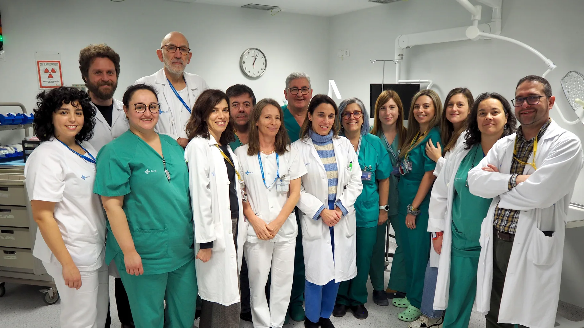 Profesionales del Servicio de Endourología - Oncología Radioterápica del Hospital Clínico Universitario de Valladolid