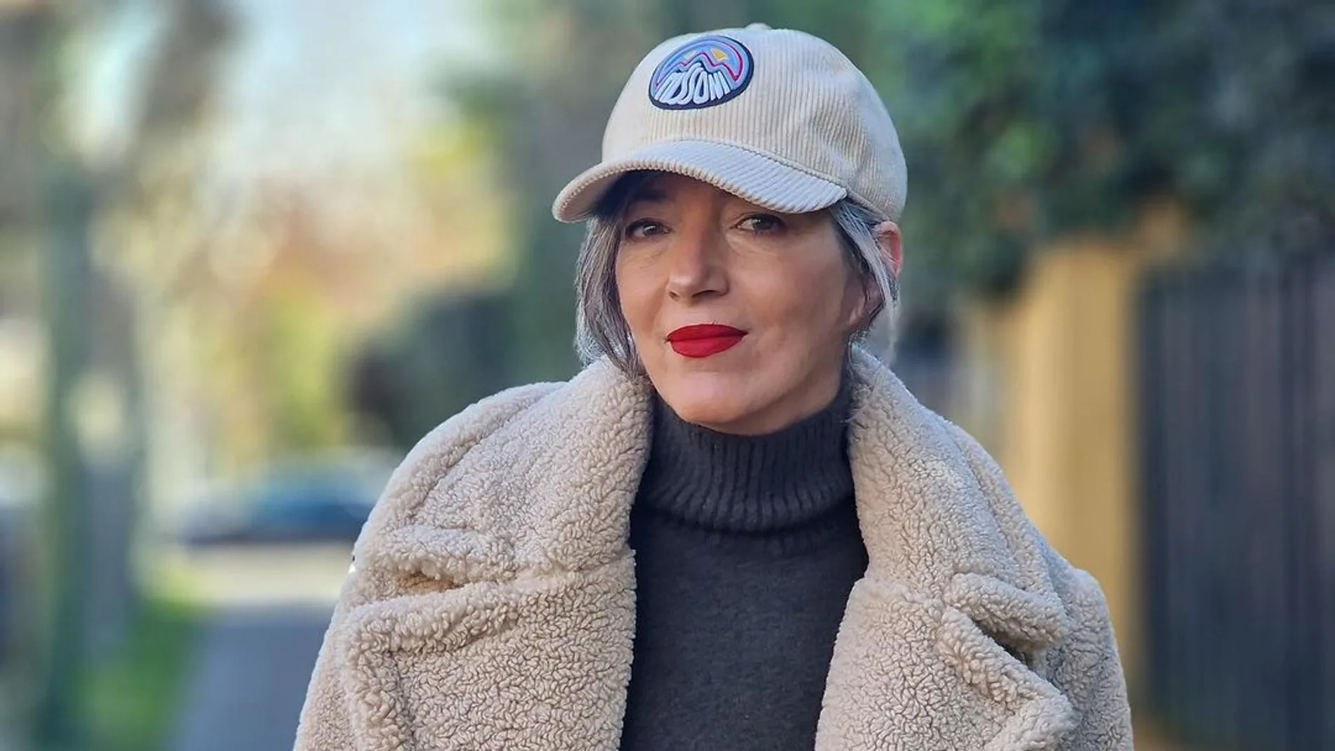 Carmen Gimeno con abrigo de Zara.