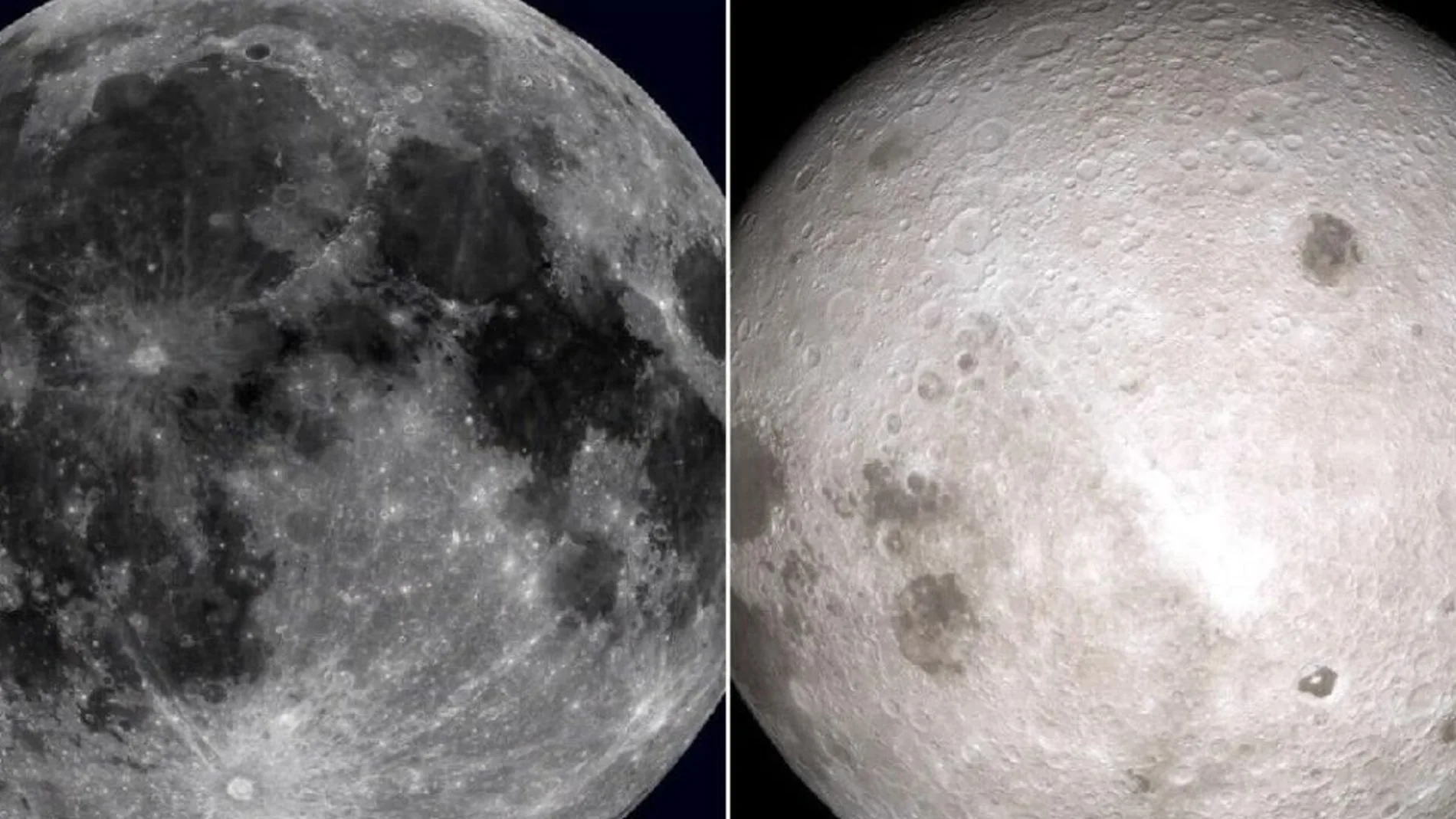 Así es el cráter revelado por la NASA en el lado oscuro de la luna