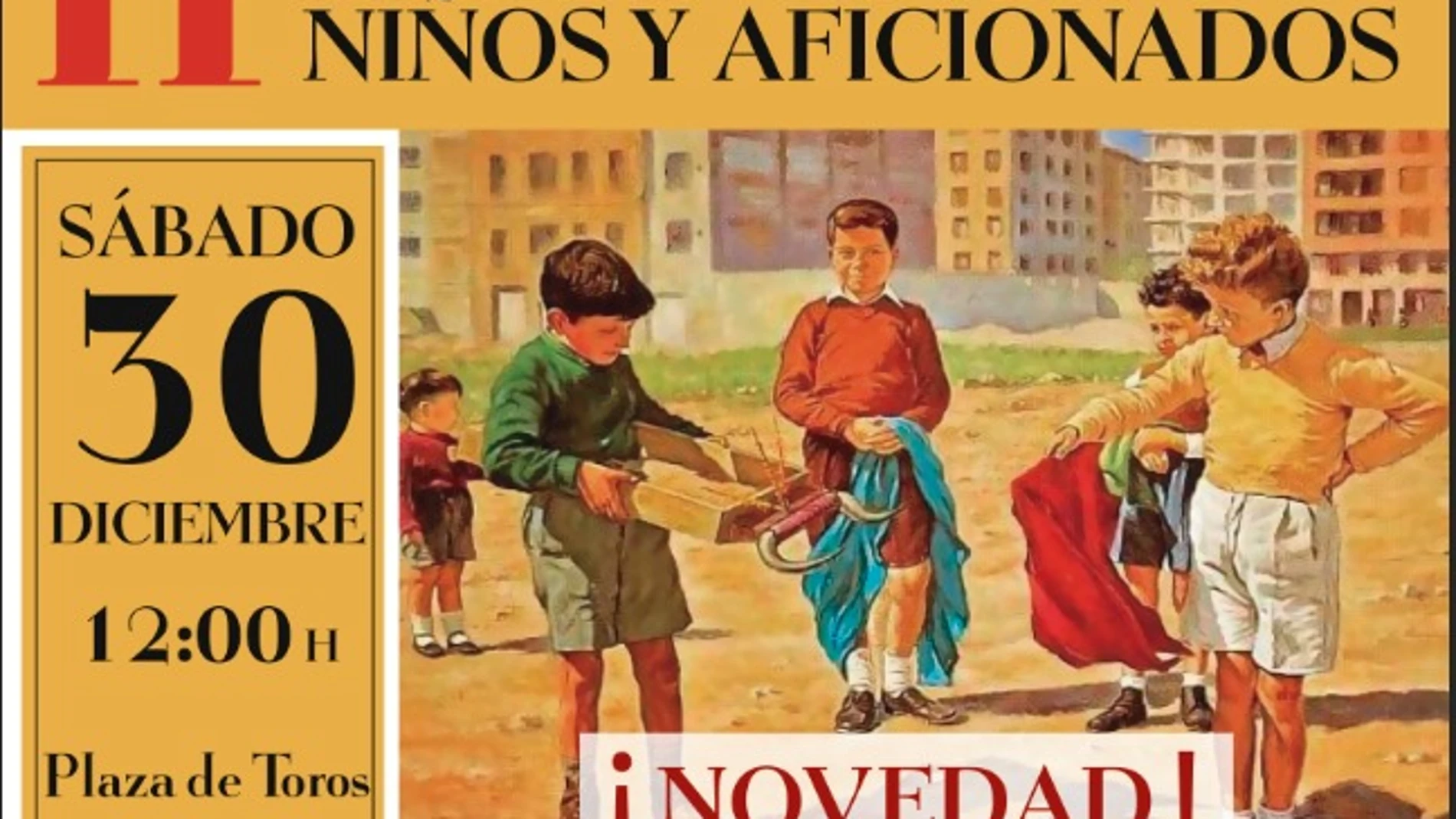 Cartel del evento taurino