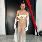 Dabiz Muñoz con el vestido de Cristina Pedroche de Las Campanadas 2022