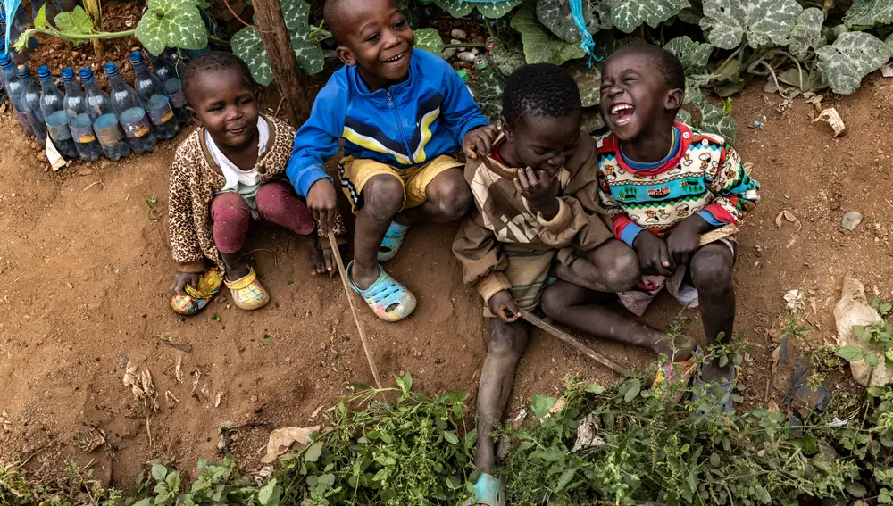 Kibera, unos de los suburbios más grandes de África.