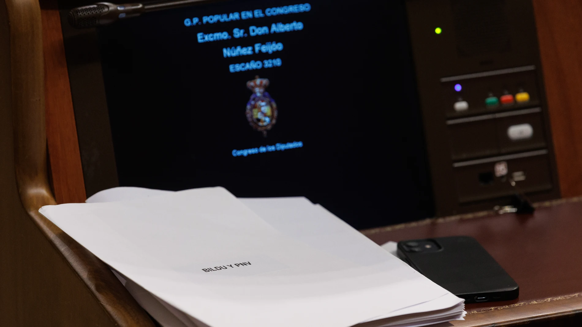 El Congreso empieza 2024 instalando pantallas táctiles en los escaños de hemiciclo, que costará 3 millones