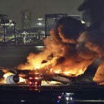 Japan Plane Fire