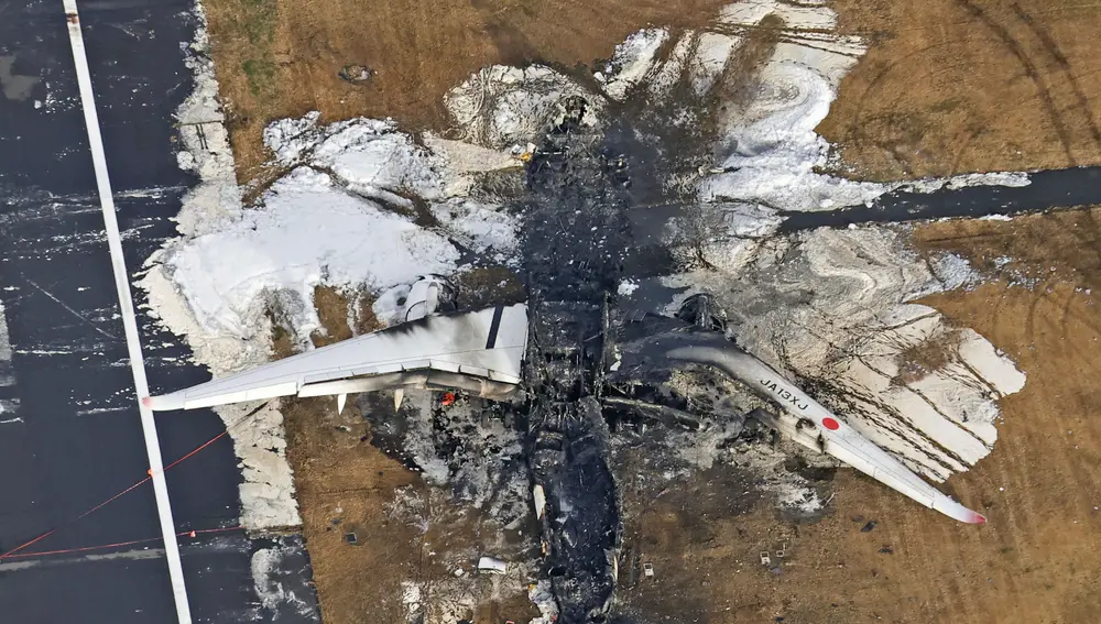 Japan Plane Fire