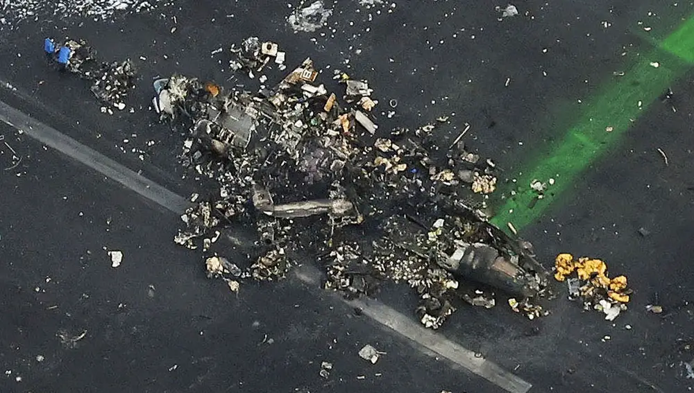 Japan Plane Fire