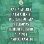 Un restaurante estalla tras la espantada de 9 clientes en Año Nuevo: ¡Estaban en otro local!