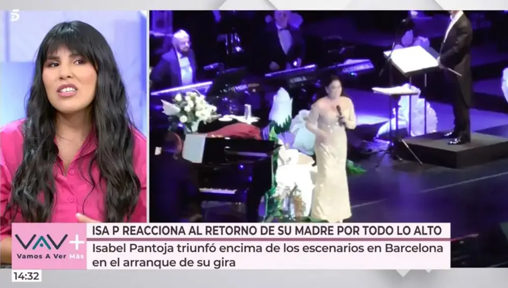 Isa Pantoja en 'Vamos a ver'