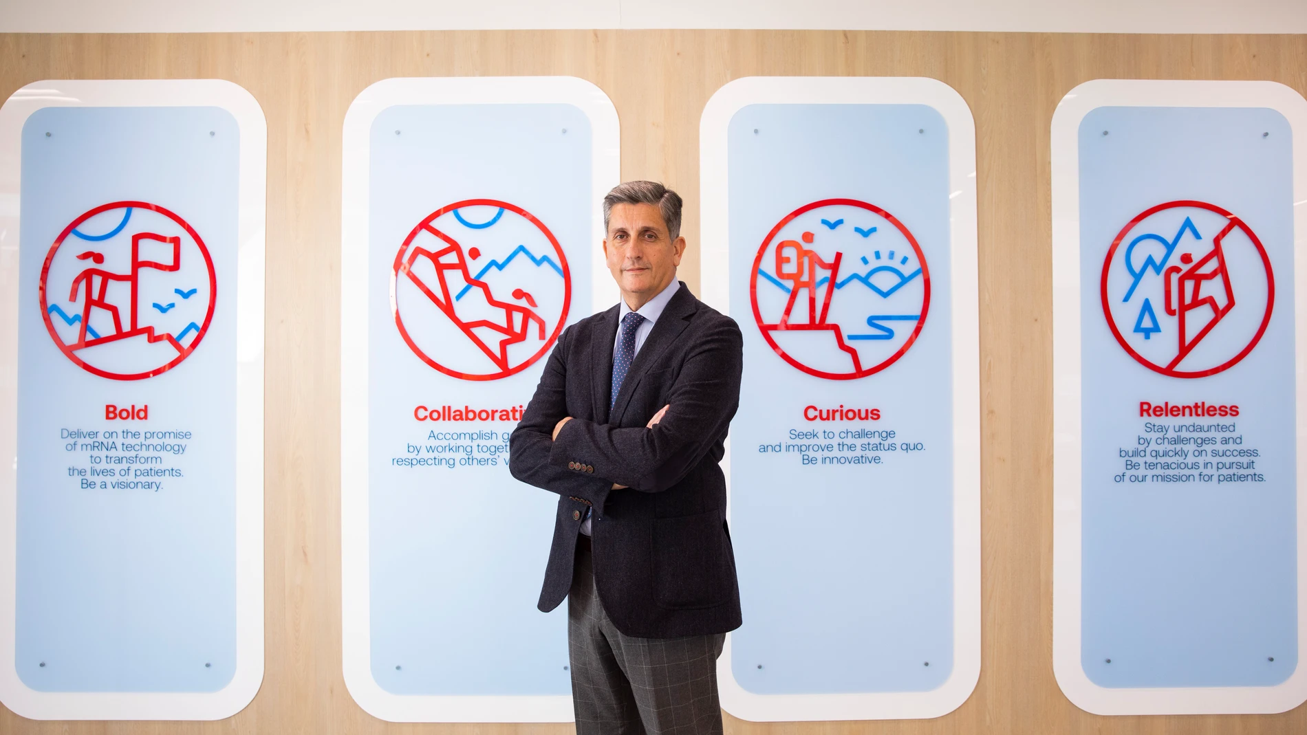 Juan Carlos Gil, director general de Moderna en España..