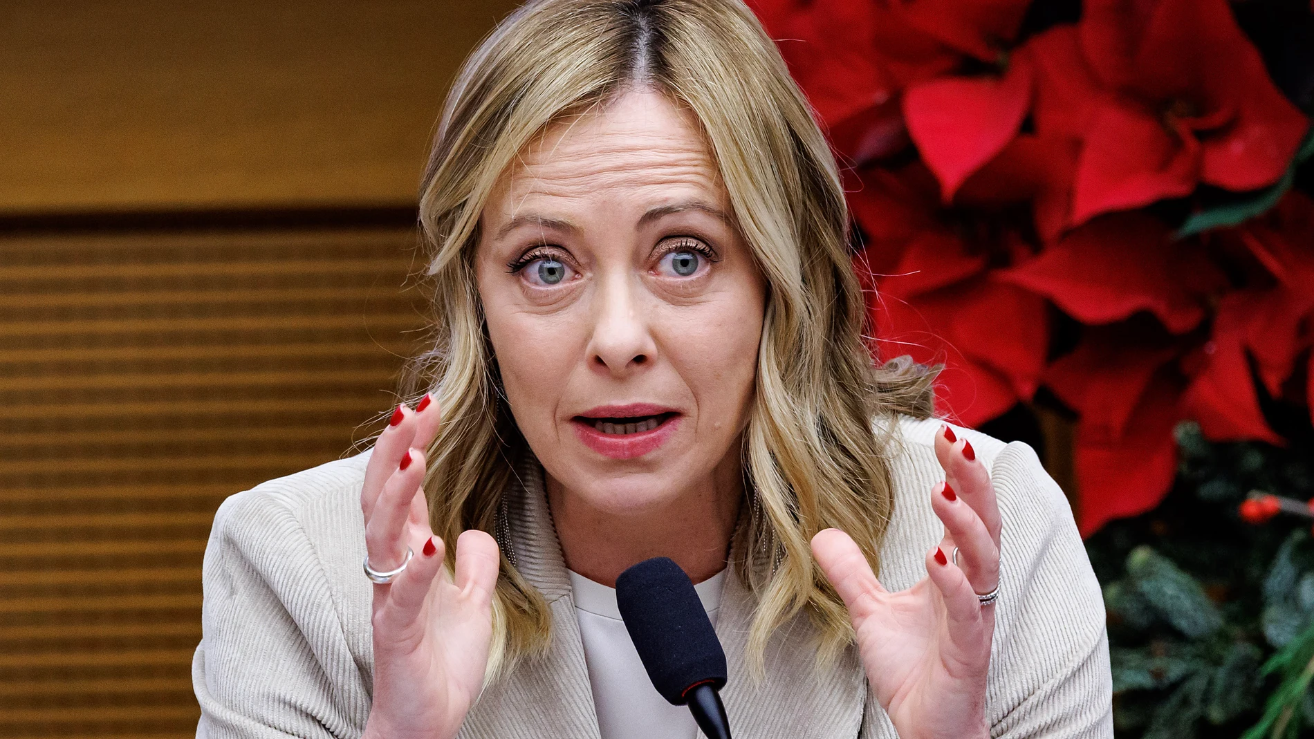 La primera ministra italiana, Giorgia Meloni