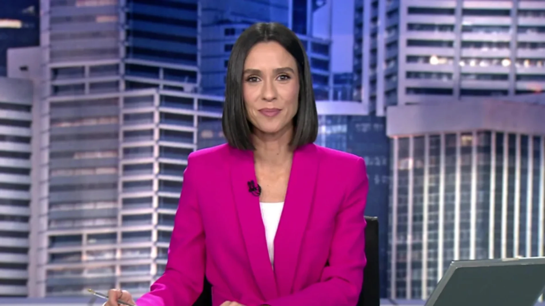 Alba Lago, presentadora de Informativos Telecinco