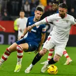 Sergio Ramos, durante el partido ante el Athletic