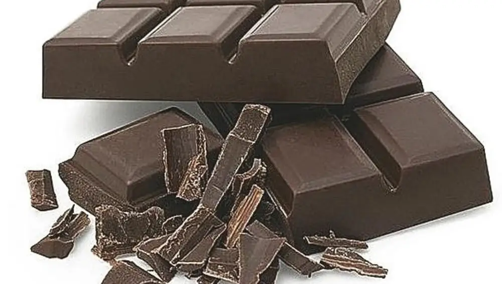 Onzas de chocolate negro