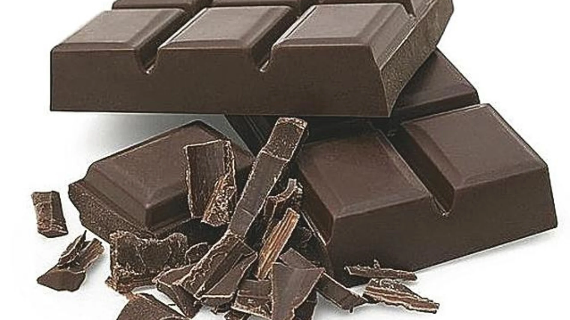 Onzas de chocolate negro