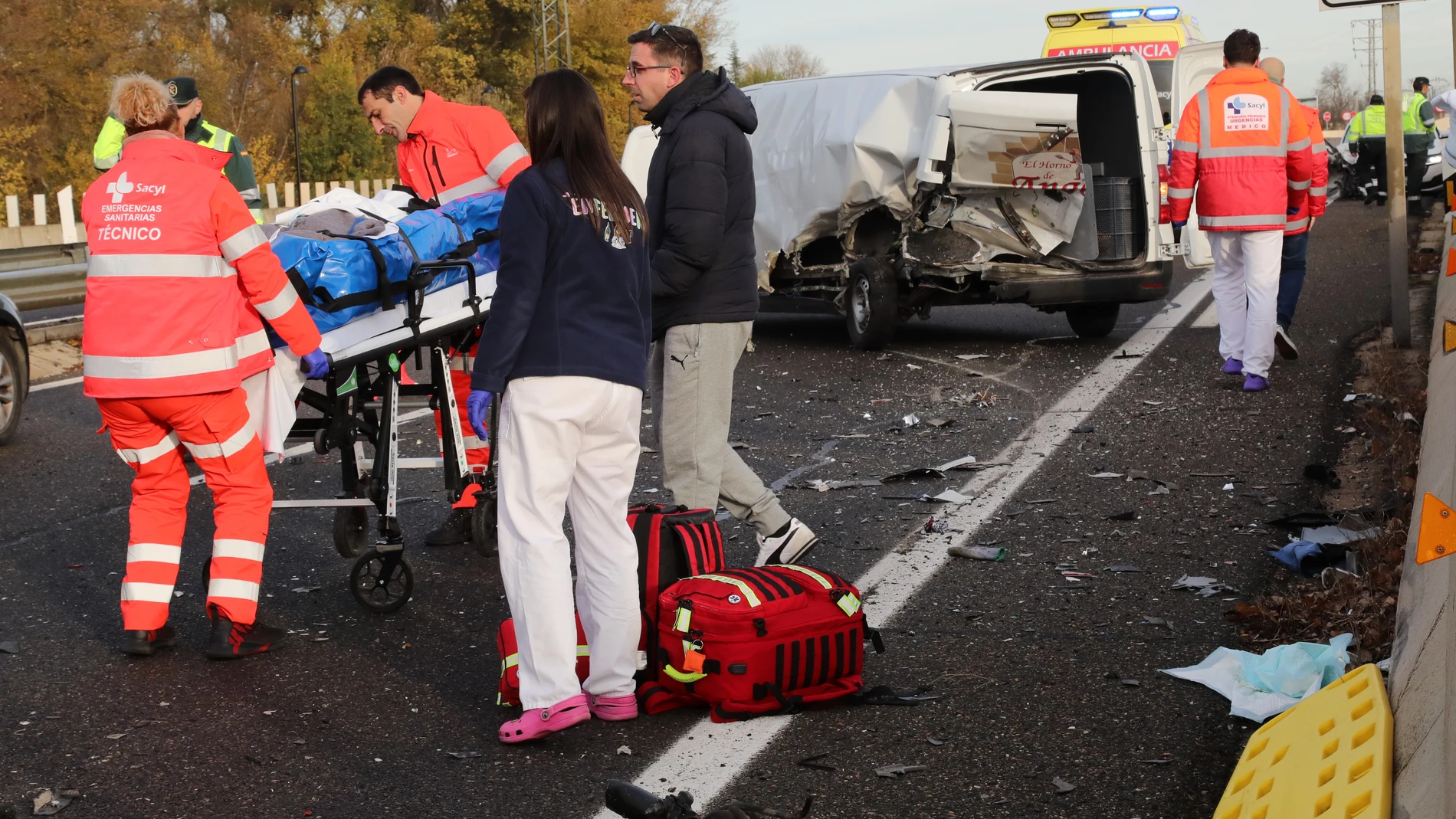 Siniestro de tráfico en Castilla y León