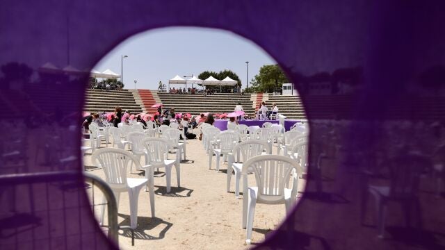 Podemos .Asamblea 4 de Podemos en el auditorio Paco de Lucía de Alcorcón. Ione Belarra se postula como nueva secretaria general de la formación morada