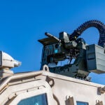 Escribano ha hecho pruebas con su torre Guardian 2.0 como sistema antidrón