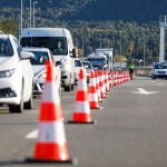 Tráfico en la A-6 segoviana
