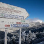 Primeras nieves del año en la Sierra de Guadarrama