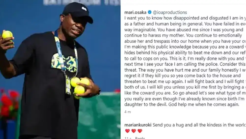 La denuncia de Mari Osaka