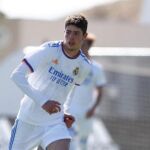 Elyaz Zidane con el Real Madrid