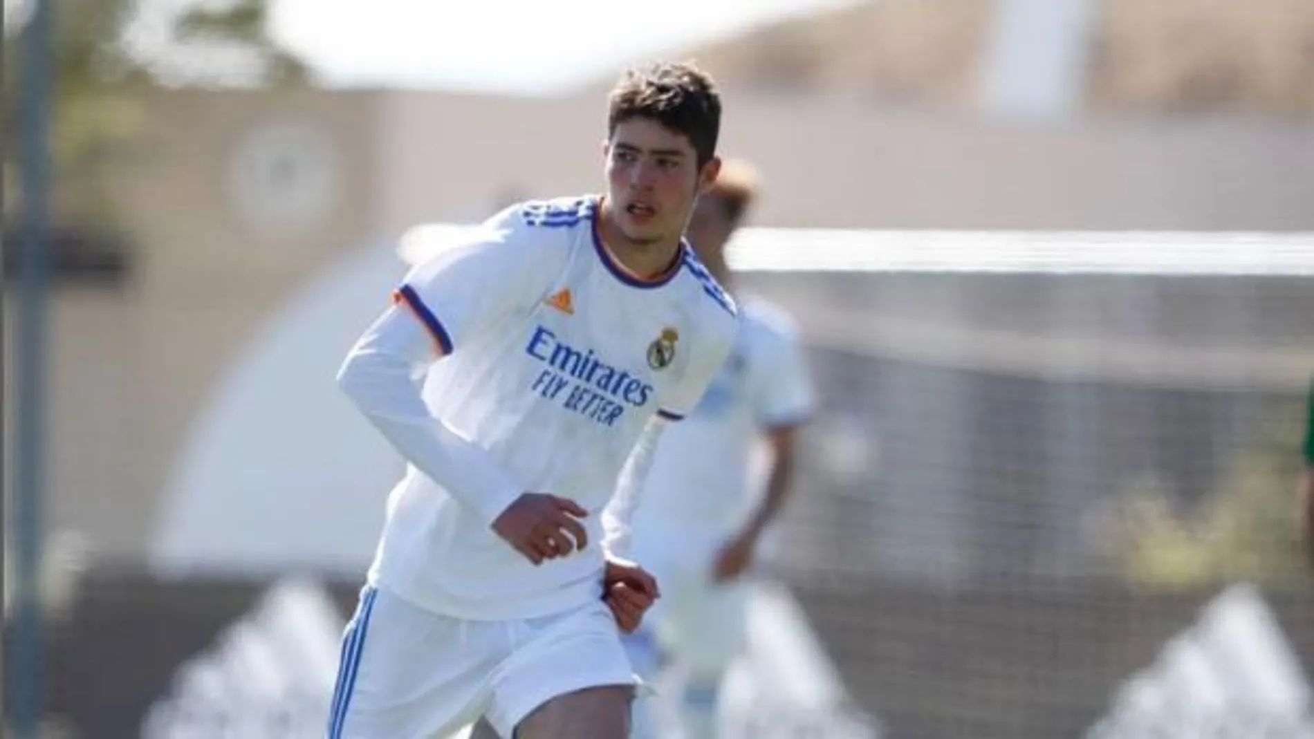 Elyaz Zidane con el Real Madrid