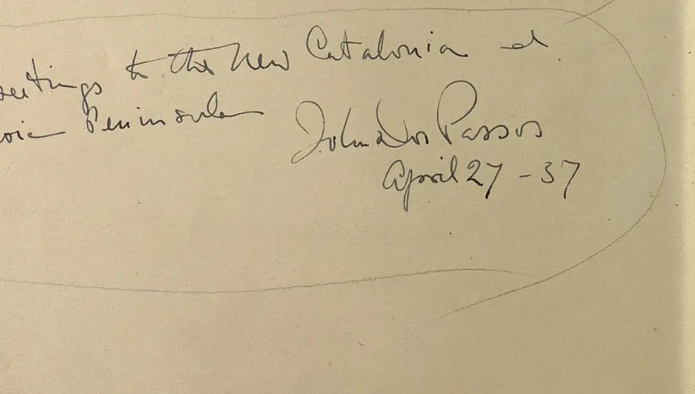 John Dos Passos también aparece en el libro