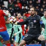 Jan Oblak, en el partido de Copa ante el Lugo
