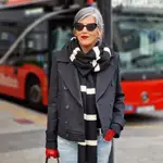 Carmen Gimeno con abrigo de Zara.