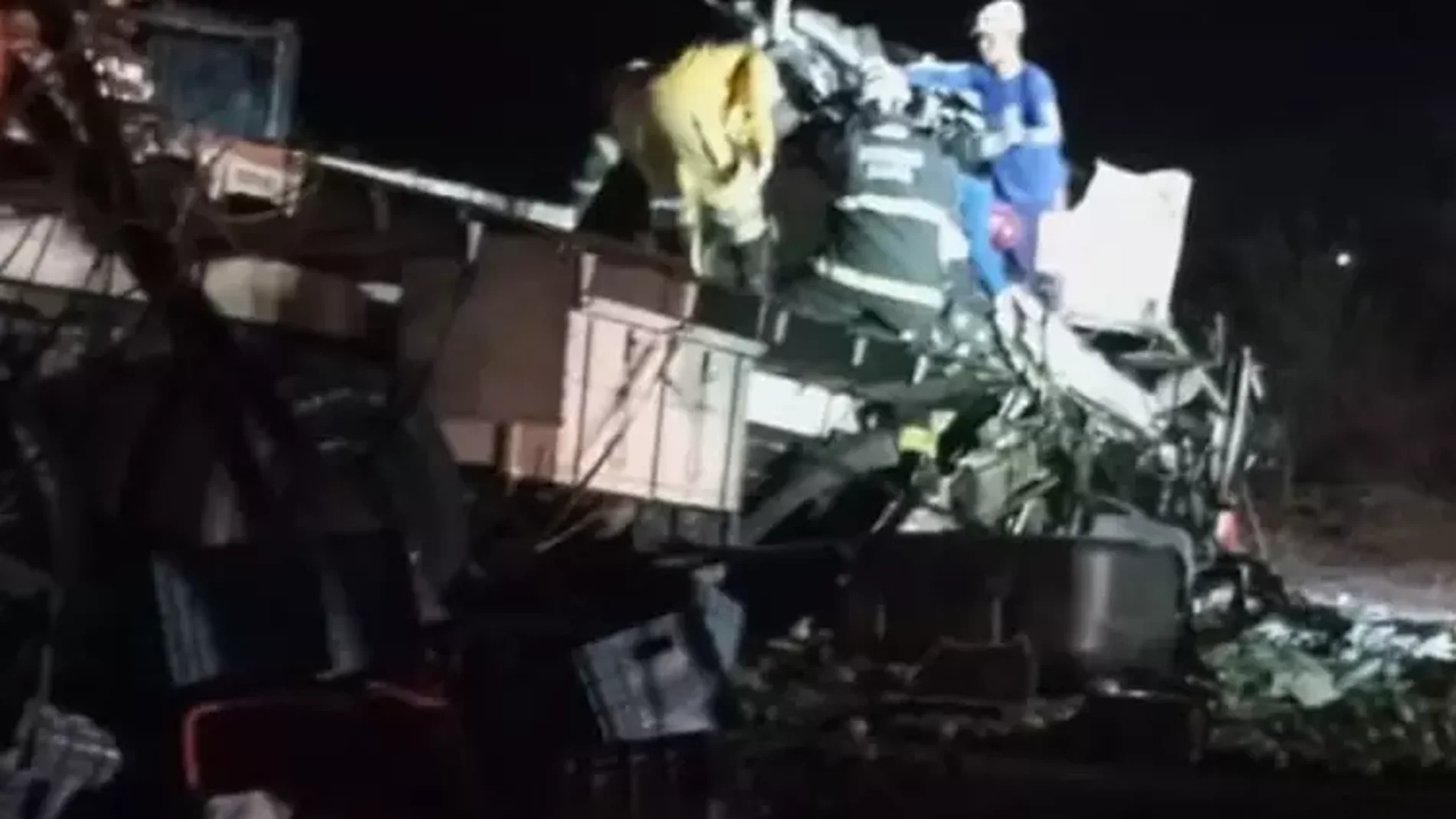 Imagen del accidente en Bahia, Brasil
