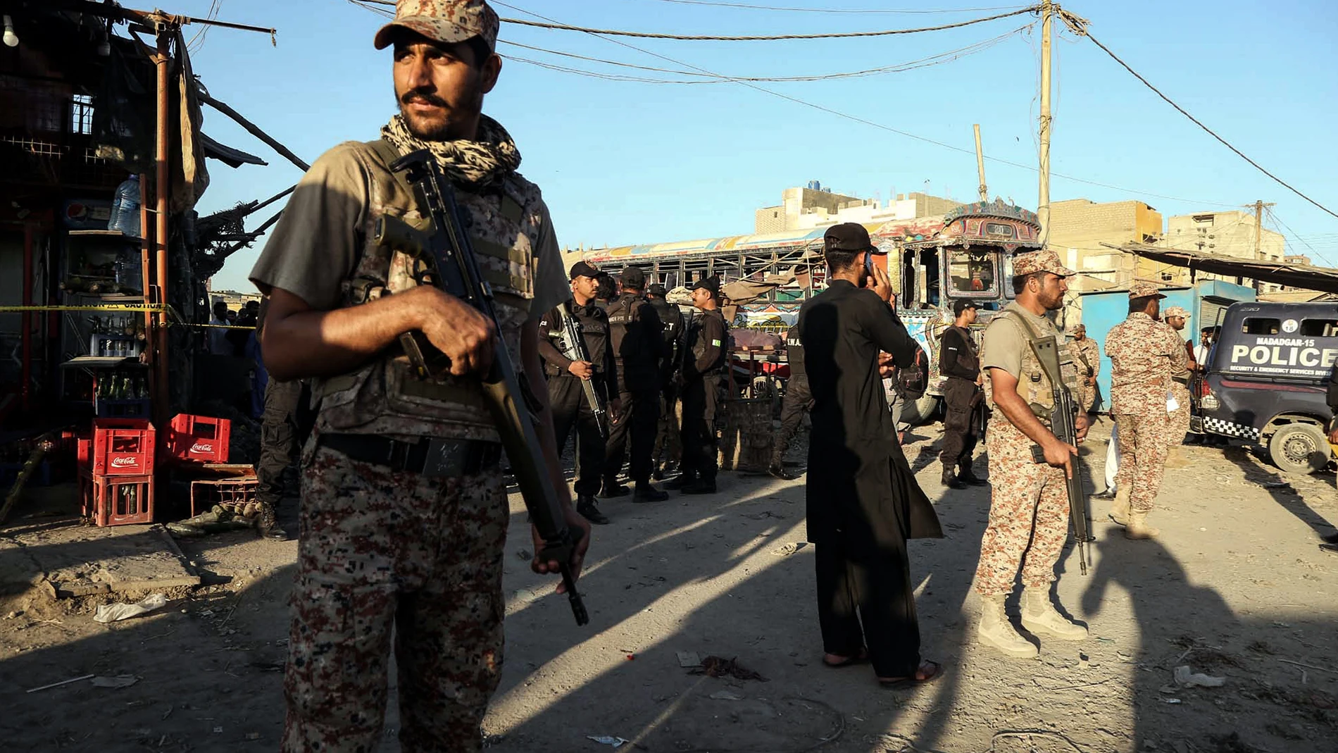 AMP.- Pakistán.- Mueren cinco policías en un atentado de los talibán paquistaníes en el noroeste de Pakistán